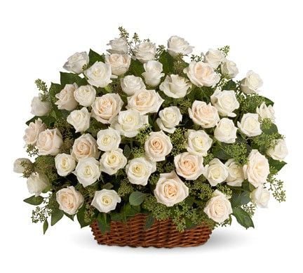 Customizable Giant Basket of Roses (48 roses)