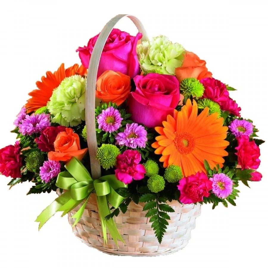 Assorted Flower Basket