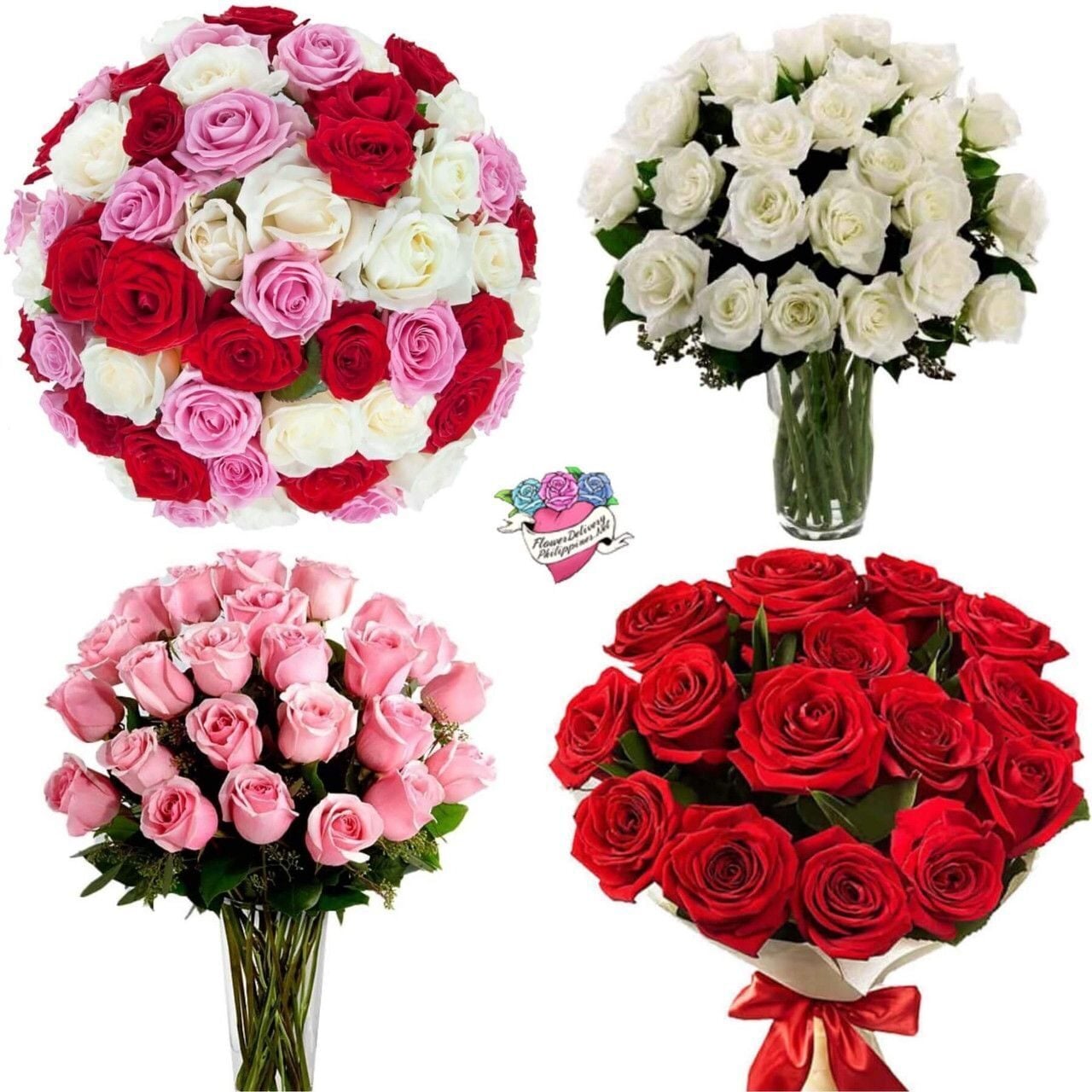 Customizable Ecuadorian Roses Bouquet (6 Ecuadorian Roses)