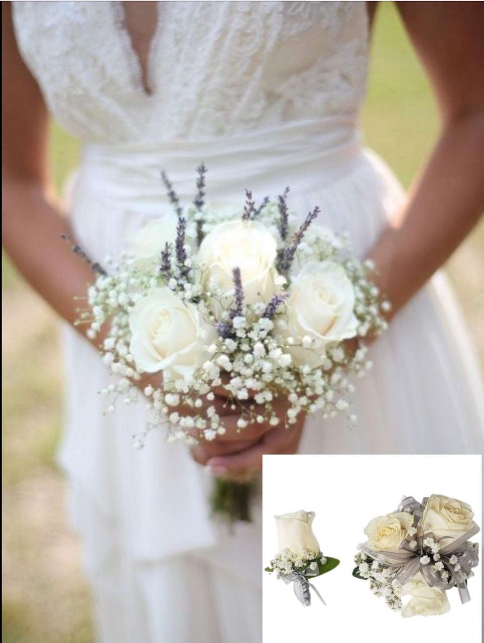 Corsage, Boutonniere & Bridal Bouquet Package