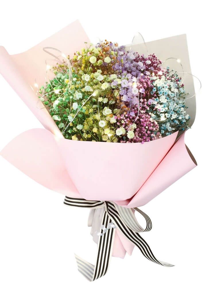 Million Star Rainbow Fairy Lights Bouquet