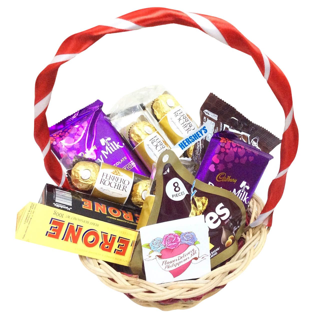 Premium chocolates basket