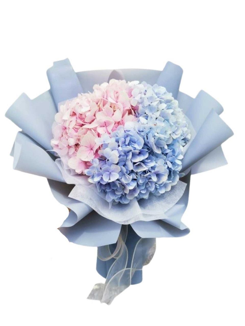 Lavender & Pink Hydrangeas Bouquet