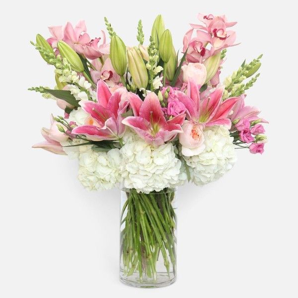 Joyful Hydrangeas & Stargazers Bouquet