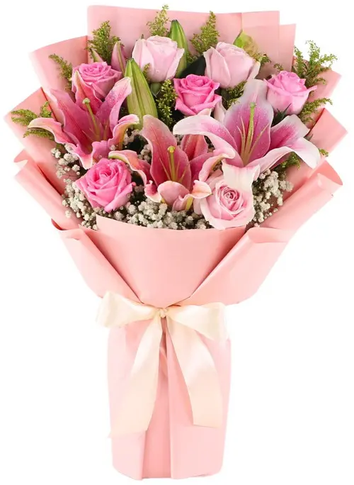 https://cdn11.bigcommerce.com/s-s00dfko9/images/stencil/{:size}/products/623/2479/Pretty_in_Pink_Roses_and_Lilies_Bouquet__23268.1706781894.jpg?c=2