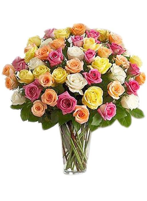 48 Assorted Roses Bouquet (48 Roses)