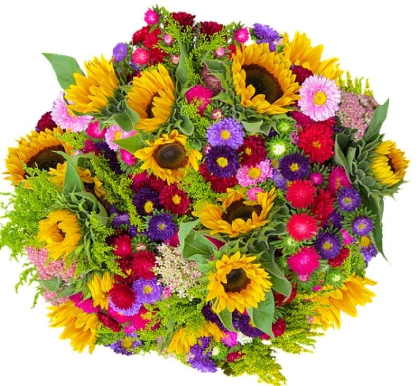 Sunflowers & Mums Extravaganza Giant Bouquet