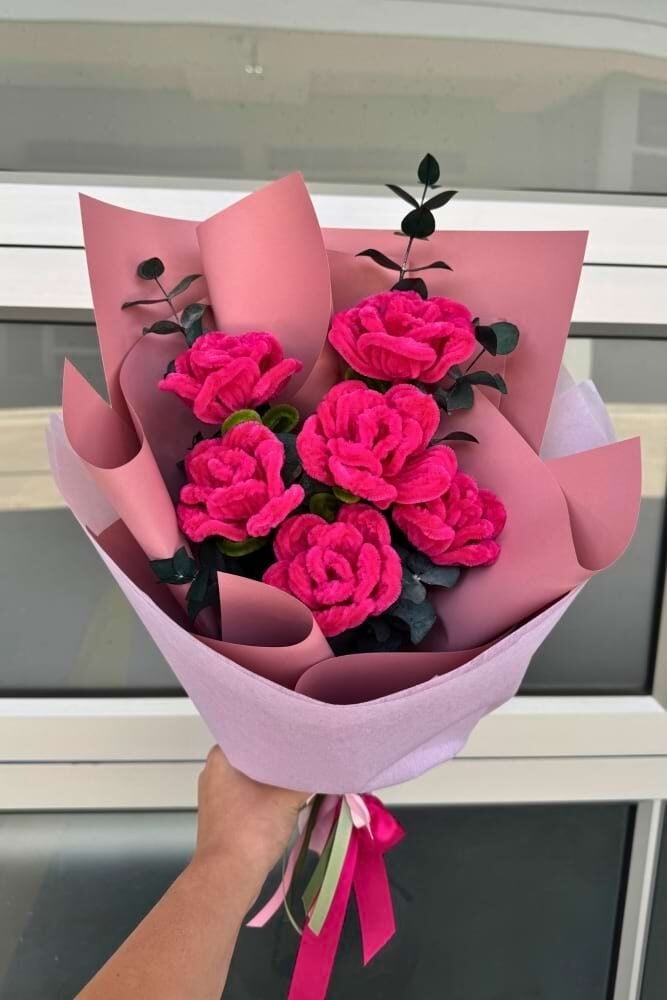 Forever Pink Rose Bouquet (3 Stems)