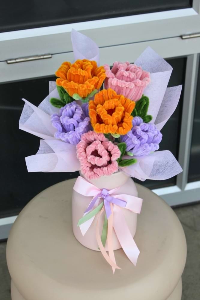 Forever Mixed Rose Vase