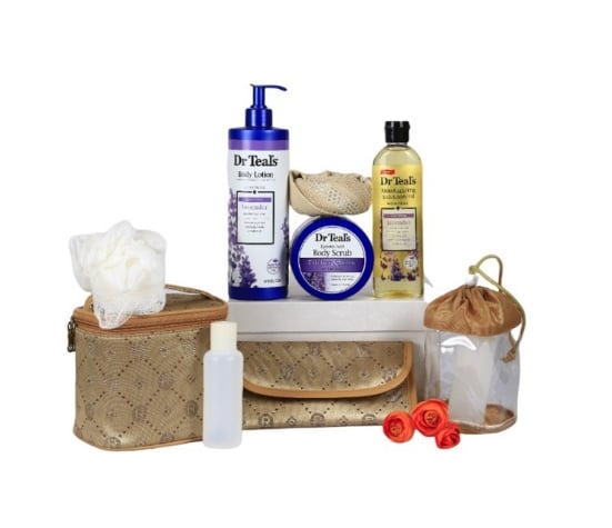 Dr. Teal's And Cosmetic Bags Set