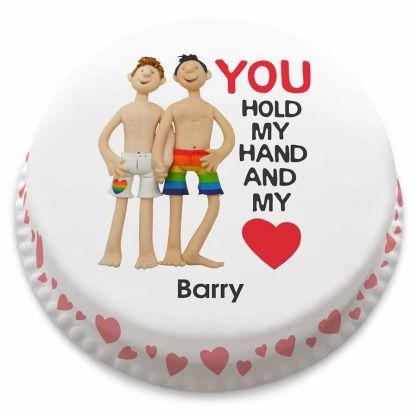 hold my heart cake (letterbox gift cakes(serves2-4))