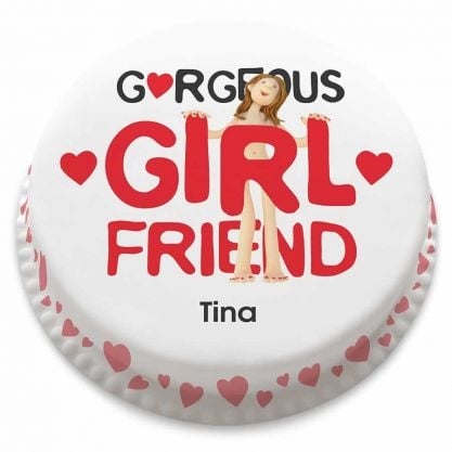 gorgeous girlfriend cake (letterbox gift cakes(serves2-4))