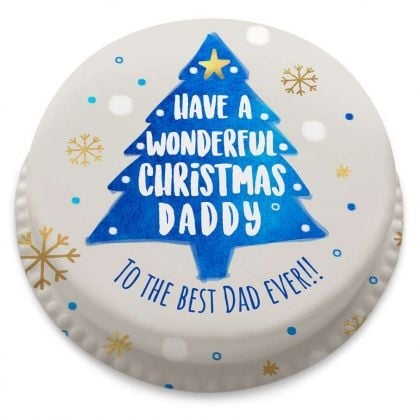 Christmas Dad Cake (letterbox gift cake (serves 2-4))