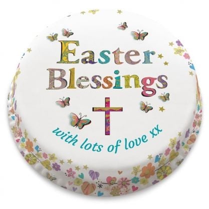 easter blessings flower cake