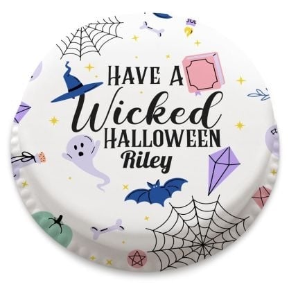 Wicked Halloween Cake (letterbox gift cake (serves 2-4))