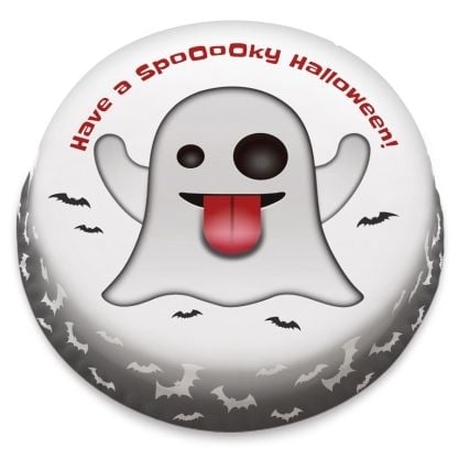 spooky ghost cake (small party cake (serves 10-12))