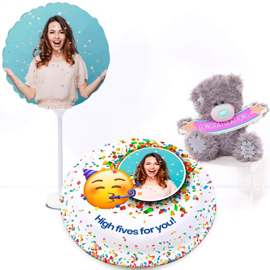 Me To You Congratulations Gift Set (Small Cake Set (M) Serves 10)