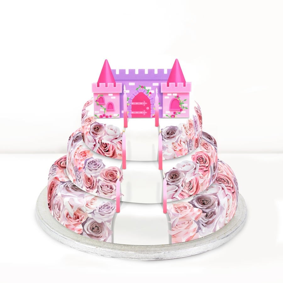 Princess Castle Cake (Single Tier (L) (Serves 10))