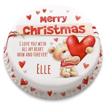 Christmas Ted Love Cake (letterbox gift cake (serves 2-4))