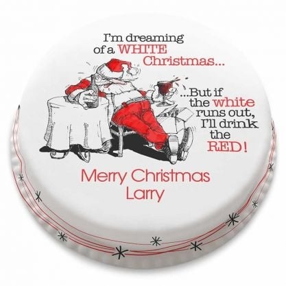 White Christmas Cake (letterbox gift cake (serves 2-4))