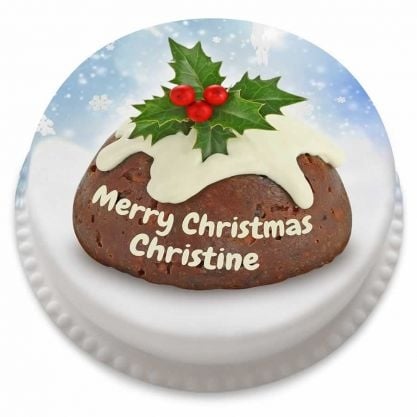 Christmas Pudding Cake (letterbox gift cake (serves 2-4))