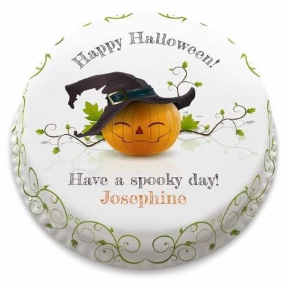 pumpkin witch cake (small party cake (serves 10-12))