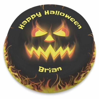 spooky pumpkin carving cake (small party cake (serves 10-12))