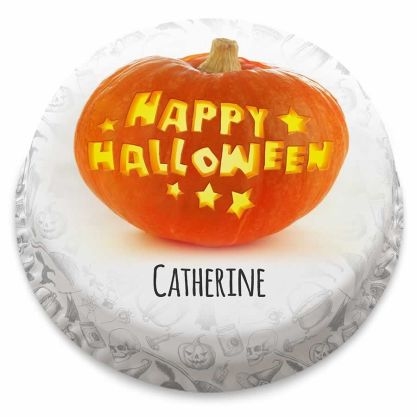 halloween pumpkin cake (small party cake (serves 10-12))