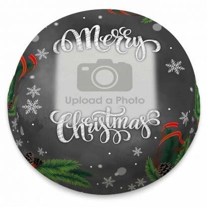 Christmas Chalkboard Photo Cake (letterbox gift cake (serves 2-4))