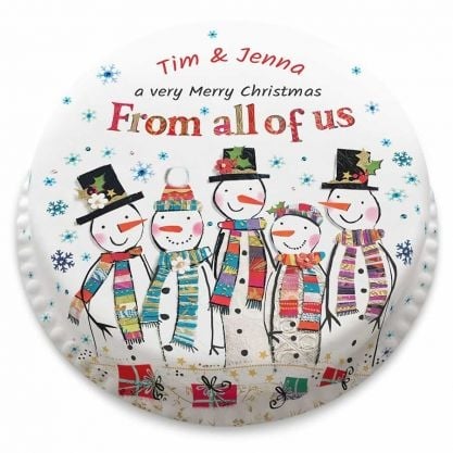 Snowman Party Cake (letterbox gift cake (serves 2-4))