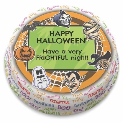 halloween theme cake (small party cake (serves 10-12))