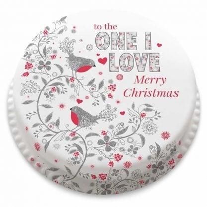 Silver Robins Cake (letterbox gift cake (serves 2-4))
