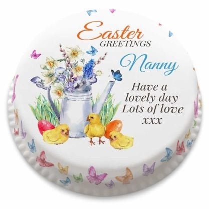 easter greetings cake