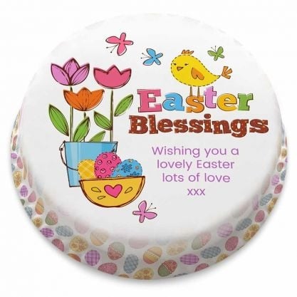 easter blessings chick cake