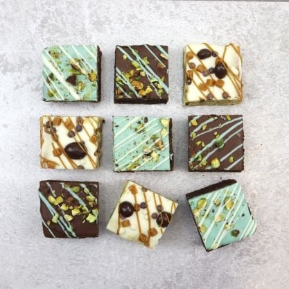 Blue Mixed Brownies