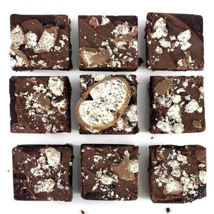 limited edition oreo egg brownies