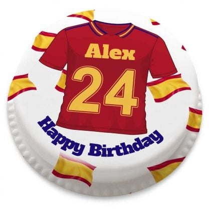 spain fc cake (letterbox gift cakes(serves2-4))