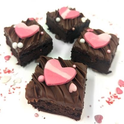 Limited Edition Love Hearts Brownies