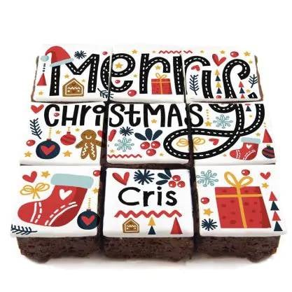Merry Christmas Brownies