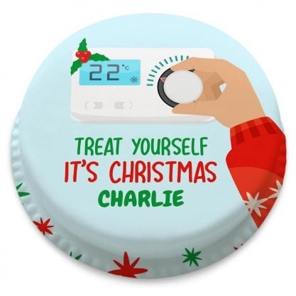 Christmas Thermostat Cake (letterbox gift cake (serves 2-4))