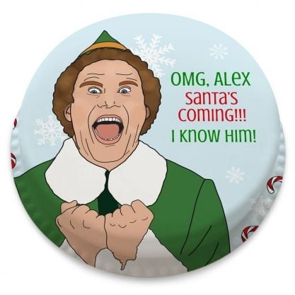 Elf Movie Cake (letterbox gift cake (serves 2-4))