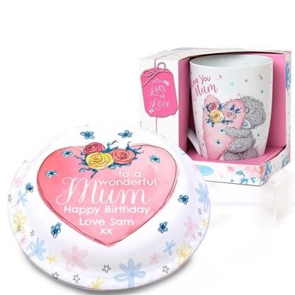 Birthday Garden Gift Set (Letterbox cake set(c)serves 2)