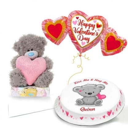 kiss & hug gift set (letterbox gift cakes(serves2-4))