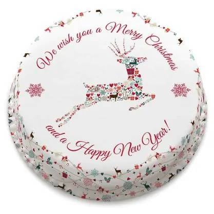 Reindeer Collage Cake (letterbox gift cake (serves 2-4))