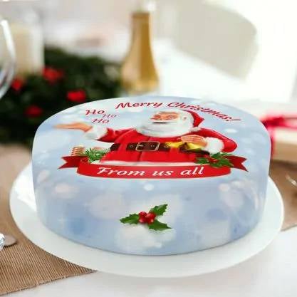 Santa Claus Wishes Cake (letterbox gift cake (serves 2-4))