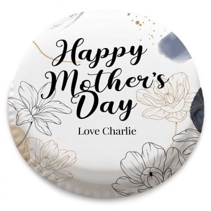 Trendy Floral Mum Cake (letterbox gift cake (serves 2-4))
