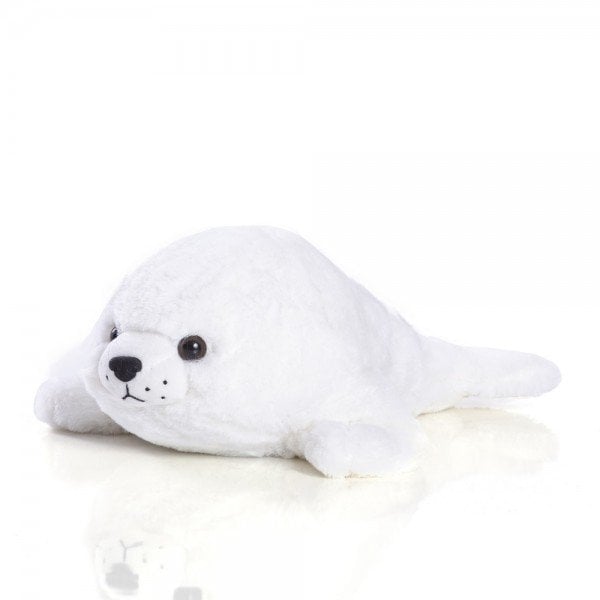 34 Cm Plush Seal - Xander Puppy White