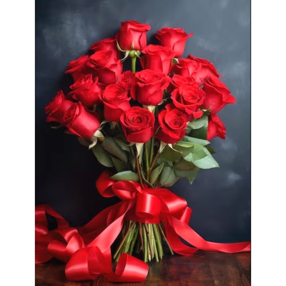 Bunch of 12 Red Roses