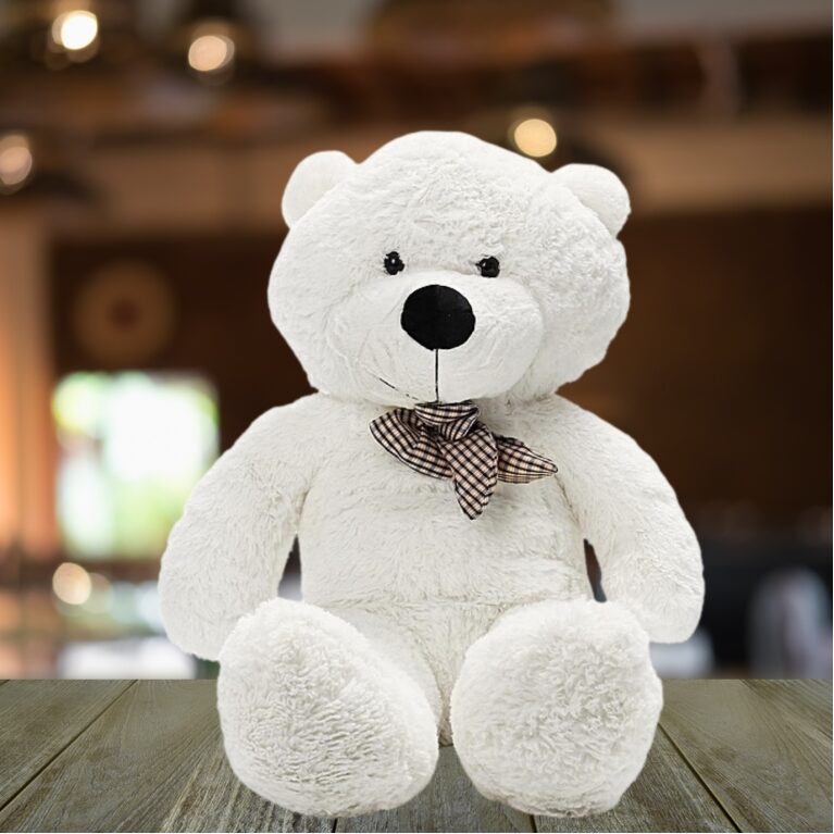 Cute Stuffed Teddy Bear White 100CM