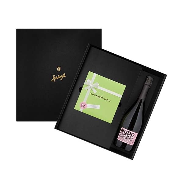 Gift Set Luxemburgerli/Prosecco NUDO